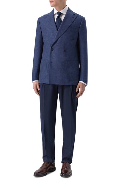 Мужские кожаные оксфорды easy SANTONI, арт. MGEG18957NEAXNTG