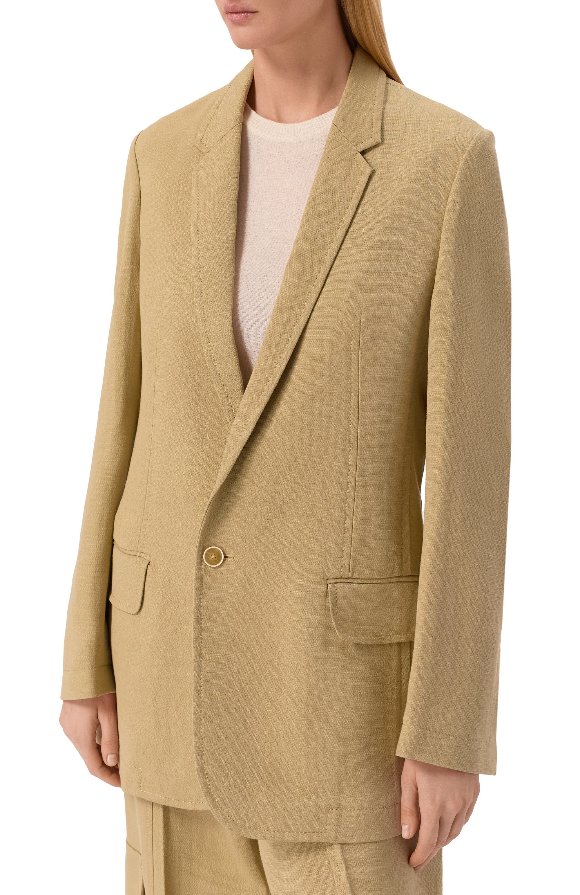 Жакет изо льна и вискозы PETAR PETROV, арт. S26TJ10, фото 3