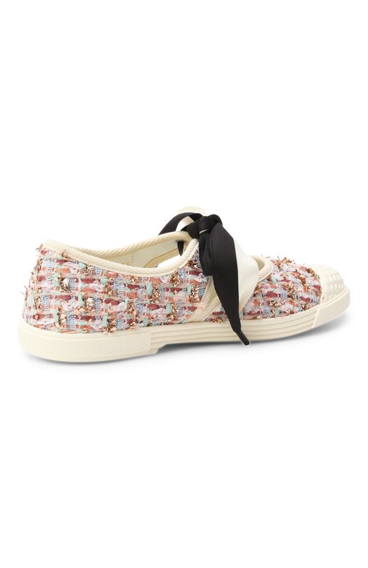 Текстильные кеды Bay by Bay Valentino 7W2S0LH9/MZR Розовый  7W2S0LH9/MZR Фото 5