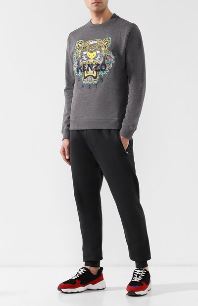 Хлопковый свитшот с вышивкой KENZO, арт. 5SW0894XU, фото 2