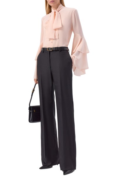 Женская шелковая блузка MVST, арт. M26.2PW.B008/F090 CREP0N