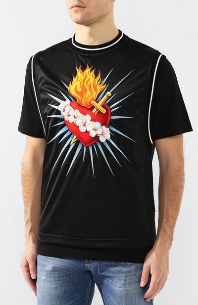 Хлопковая футболка PALM ANGELS, арт. PMAA045S207740151088, фото 3