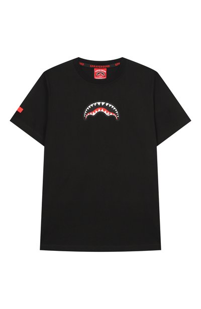 Хлопковая футболка SPRAYGROUND, арт. SPY1515BLK/CREATIVE DEPT. REGULAR T-SHIRT BLK
