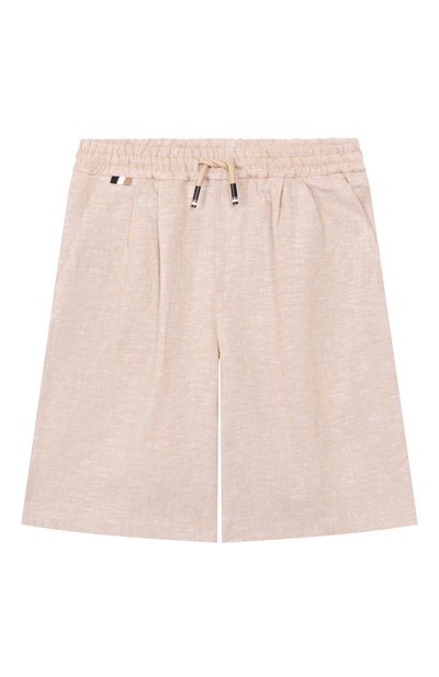 Шорты из льна и вискозы BOSS, арт. J52924