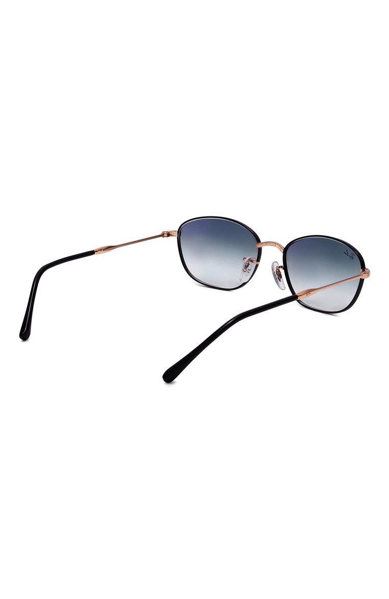 Женские солнцезащитные очки RAY-BAN голубого цвета, арт. 3749-92723F | Фото 5 (Тип очков: С/з; Материал: Металл; Кросс-КТ: С/з-унисекс; Очки форма: Прямоугольные; Оптика Гендер: оптика-унисекс)