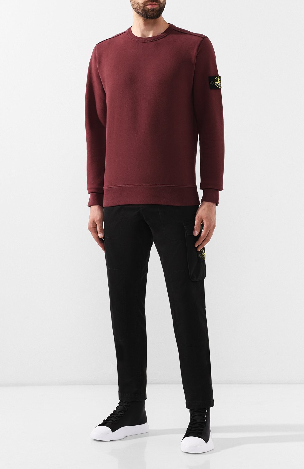 Хлопковый свитшот STONE ISLAND, арт. 711562720, фото 2