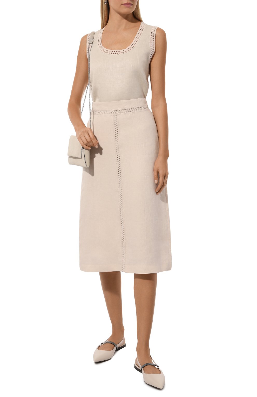 Льняной топ MVST, арт. TXBBL-Y102, фото 2