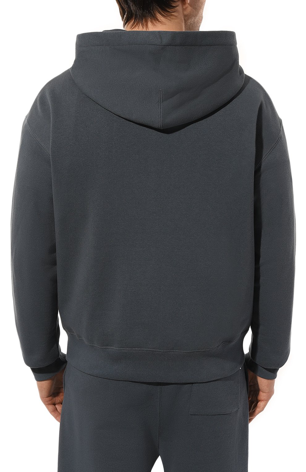 Хлопковая толстовка JIL SANDER синего цвета по цене 86200 руб., арт. J47HG0101/J20039, фото 4 Хлопковая толстовка JIL SANDER, арт. J47HG0101/J20039, фото 4