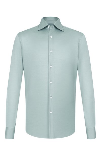 Мужская хлопковая сорочка MVST, арт. SLIM/GABRIELLE/R0UND/1628-JERSEY (INTERL0CK)