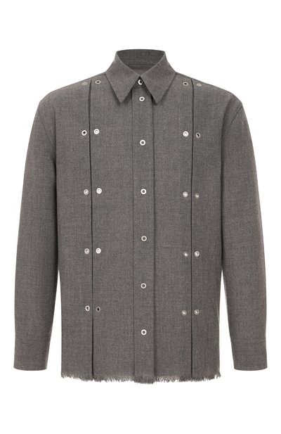 Мужская шерстяная рубашка JIL SANDER, арт. J21DL0250/J41557