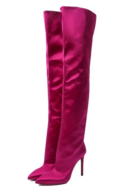 Текстильные ботфорты stiletto 105 PARIS TEXAS, арт. PX659.XTSAT, фото 1