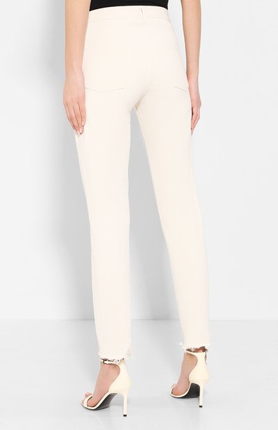 Джинсы SAINT LAURENT белого цвета по цене 63900 руб., арт. 612062/Y538V, фото 4 Джинсы SAINT LAURENT, арт. 612062/Y538V, фото 4