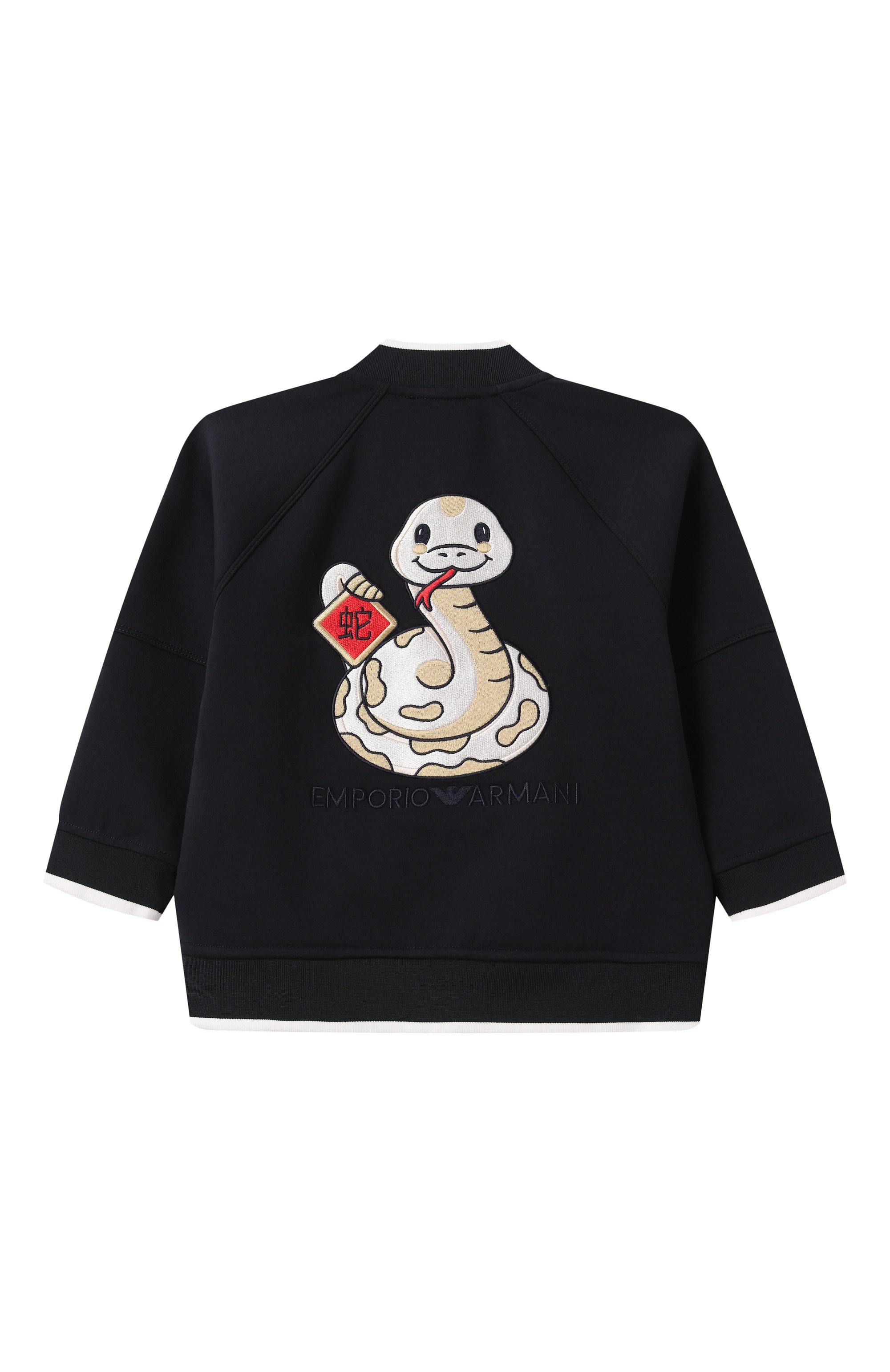 Хлопковая толстовка EMPORIO ARMANI, арт. EB000262/AF10126, фото 2