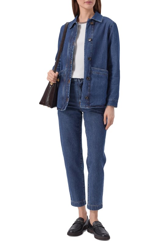 Хлопковый лонгслив Brunello Cucinelli MG902D0300 Белый  MG902D0300 Фото 2