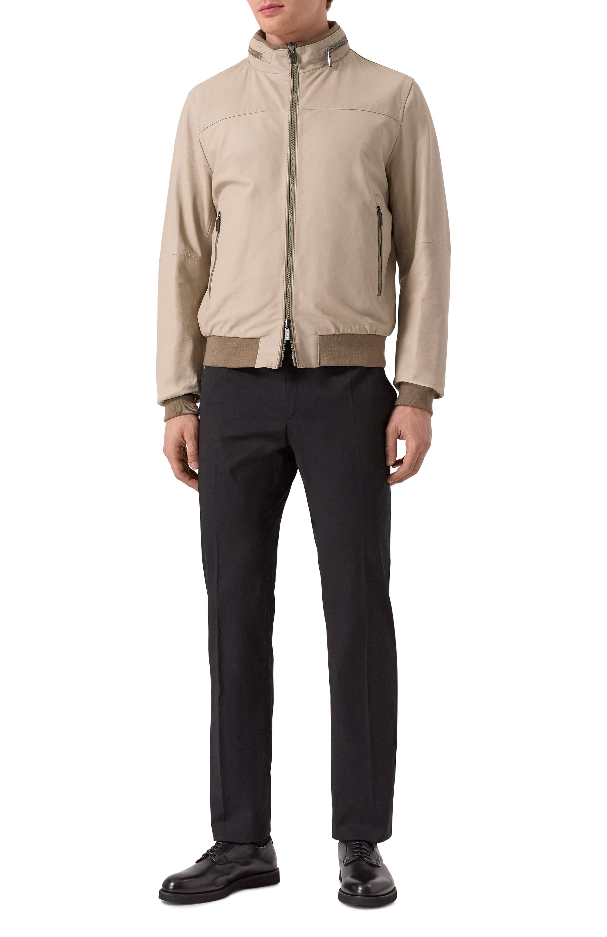 Двусторонний кожаный бомбер GIMO'S, арт. 5S20.1.030.63R, фото 2