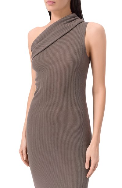 Платье из вискозы RICK OWENS, арт. RP01E7627/RIBM, фото 5