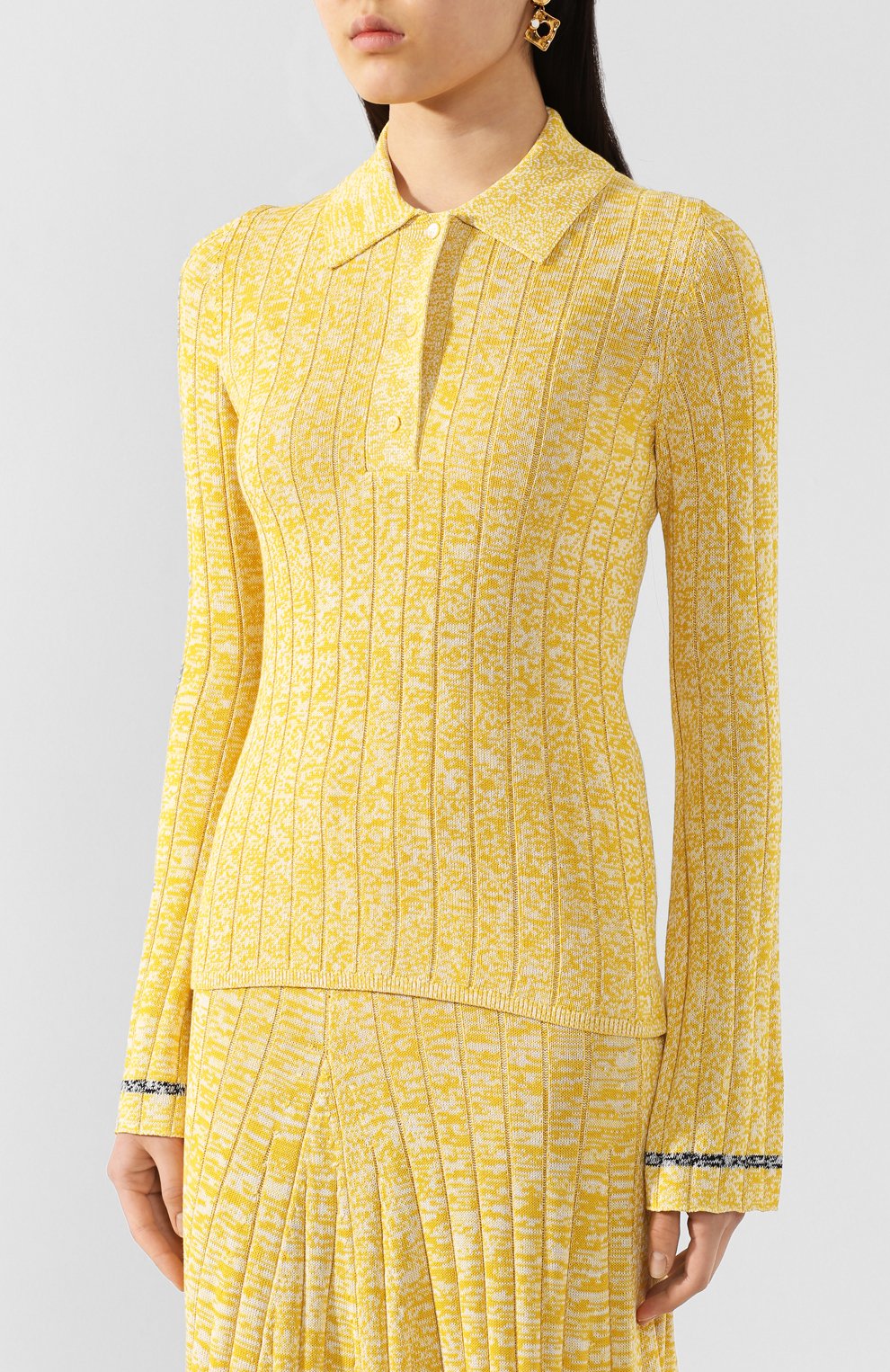 Поло из смеси вискозы и хлопка JOSEPH, арт. JF004603, фото 3