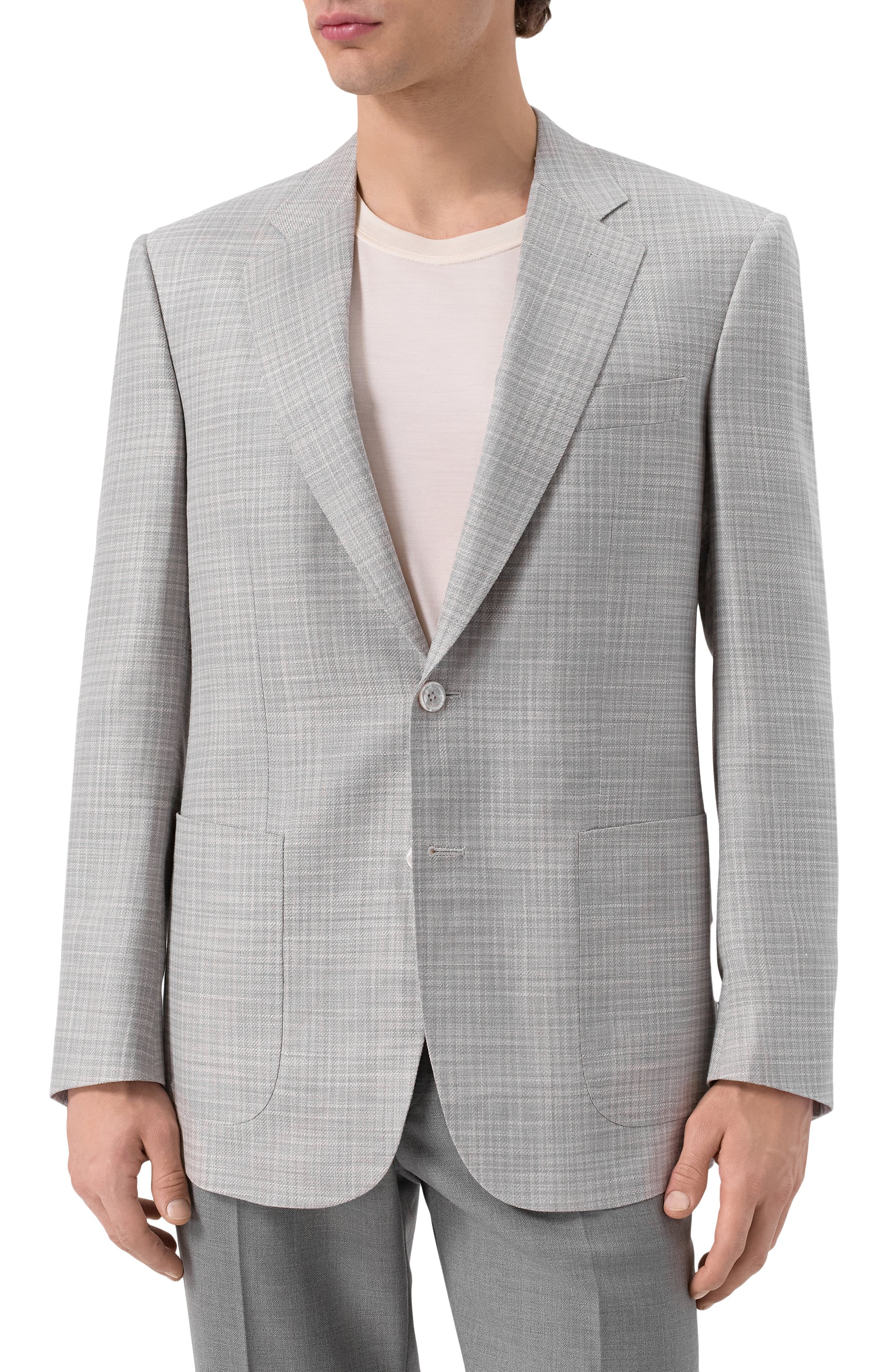 Пиджак из шерсти и шелка STEFANO RICCI, арт. M1RM4322T0/WK002S, фото 5