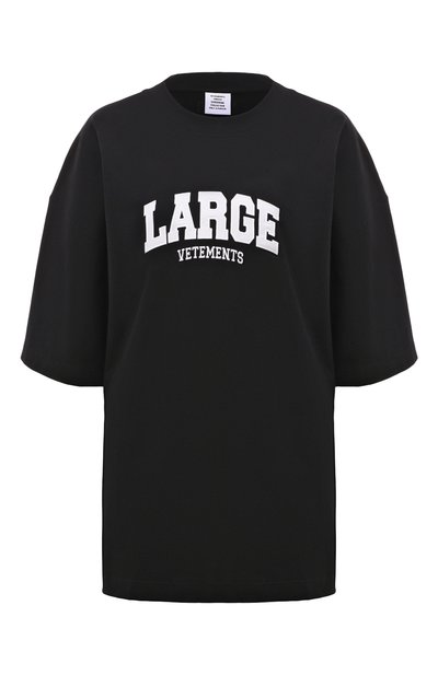 Хлопковая футболка VETEMENTS, арт. UE63TR840B