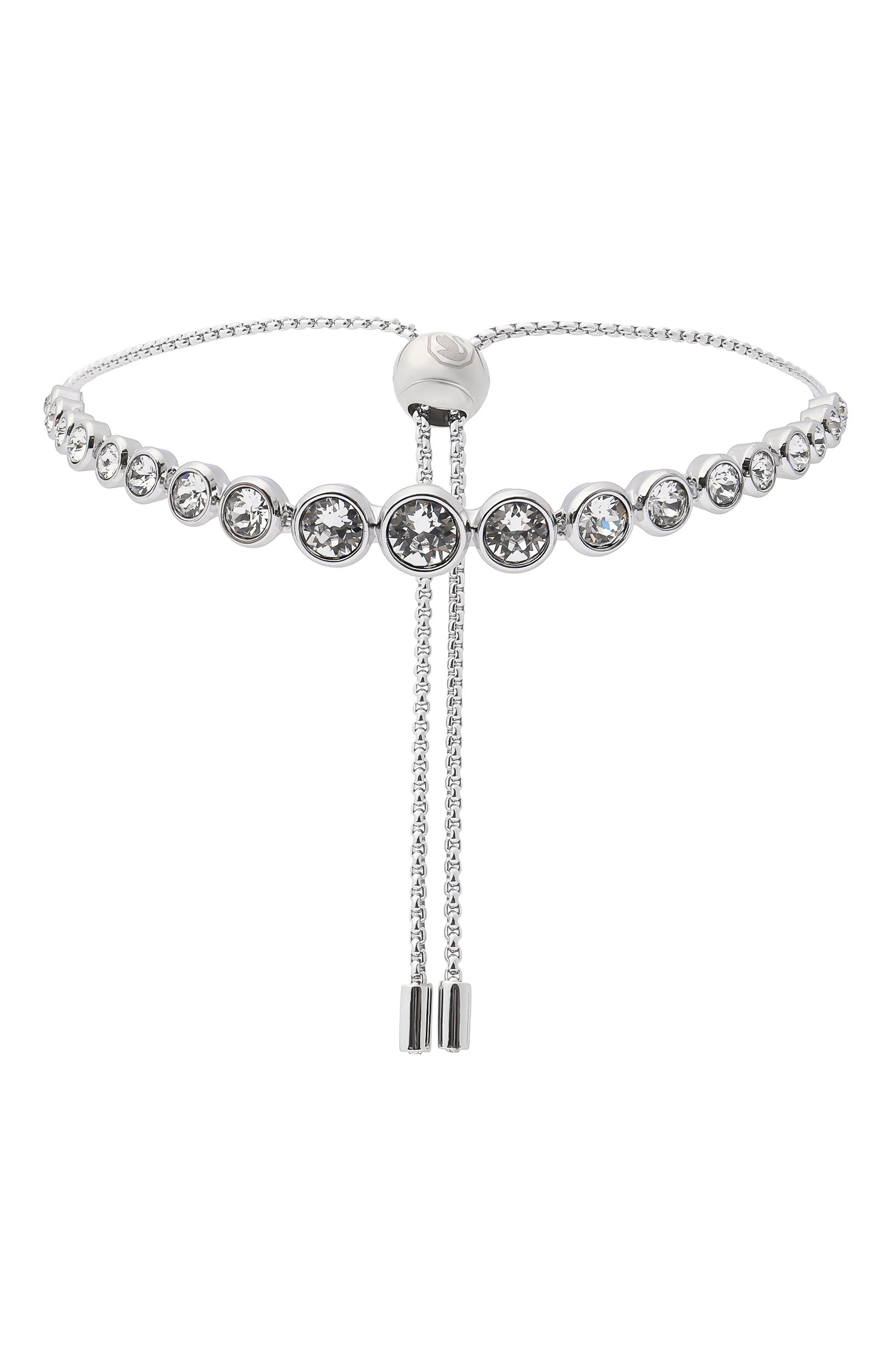 Браслет imber tennis SWAROVSKI серебряного цвета по цене 18350 руб., арт. 5705451, фото 1 Браслет imber tennis SWAROVSKI, арт. 5705451, фото 1