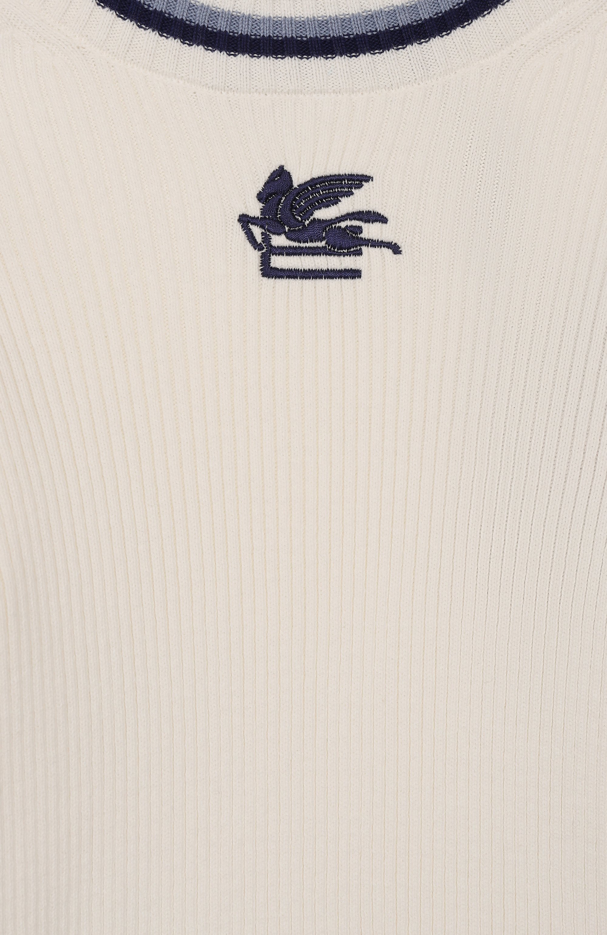 Хлопковая водолазка ETRO молочного цвета по цене 23450 руб., арт. GX9A10, фото 3 Хлопковая водолазка ETRO, арт. GX9A10, фото 3