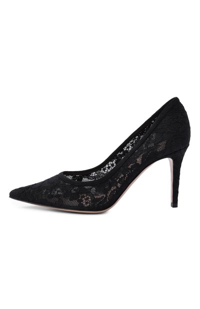 Текстильные туфли claudia 85 GIANVITO ROSSI черного цвета по цене 117500 руб., арт. G22344.85RIC.LRMNENN, фото 4 Текстильные туфли claudia 85 GIANVITO ROSSI, арт. G22344.85RIC.LRMNENN, фото 4