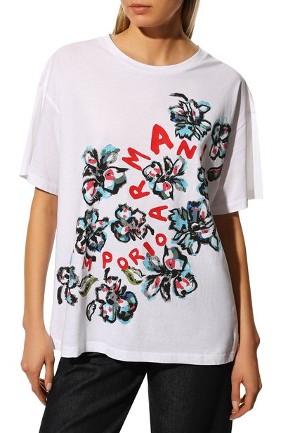Хлопковая футболка EMPORIO ARMANI, арт. 3L2T8B/2JQ4Z, фото 3