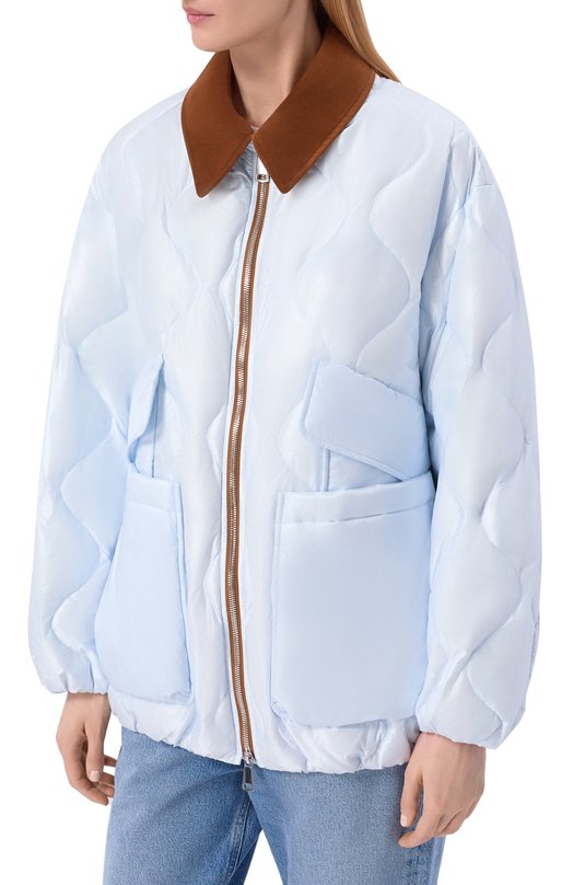 Пуховая куртка Dorothee Schumacher 448312 Голубой  448312 Фото 3