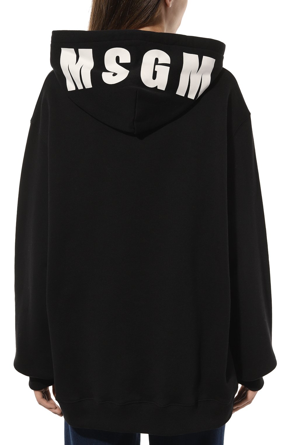 Хлопковое худи MSGM, арт. 2000MDM535 200001, фото 4