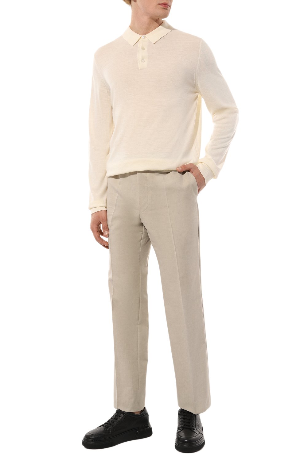 Кожаные кеды GIORGIO ARMANI, арт. X2X177/XN914, фото 2