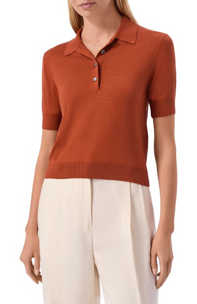 Шелковое поло GRAN SASSO, арт. 43254/23550, фото 3