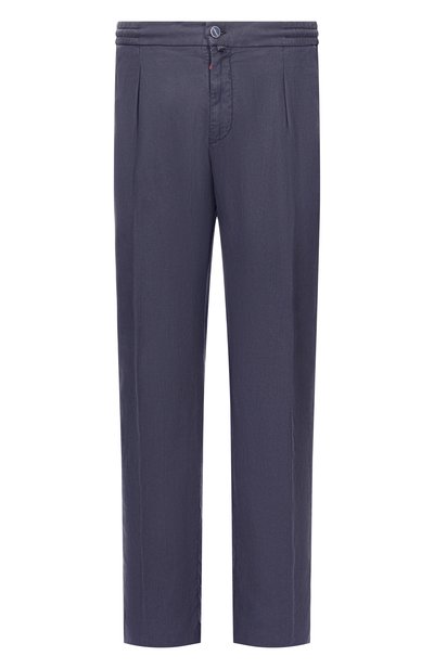 Мужские брюки изо льна и хлопка KITON, арт. UP1LACRK0612H