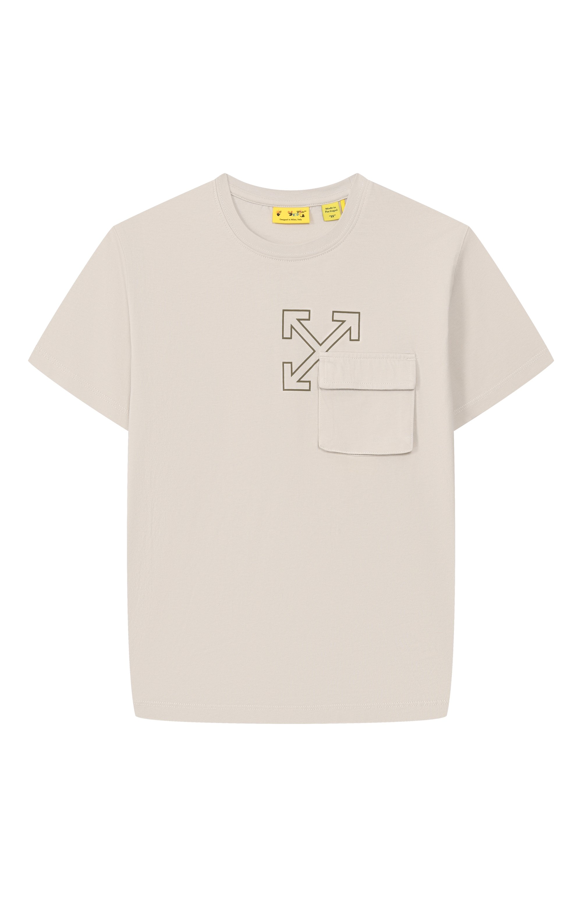 Хлопковая футболка OFF-WHITE, арт. 0BAA016S26JER001_001, фото 1