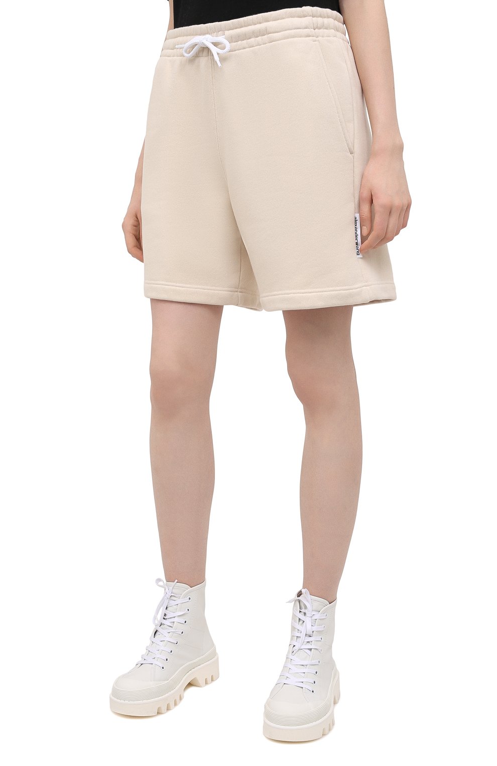 Хлопковый шорты ALEXANDER WANG, арт. UCC1214010, фото 3