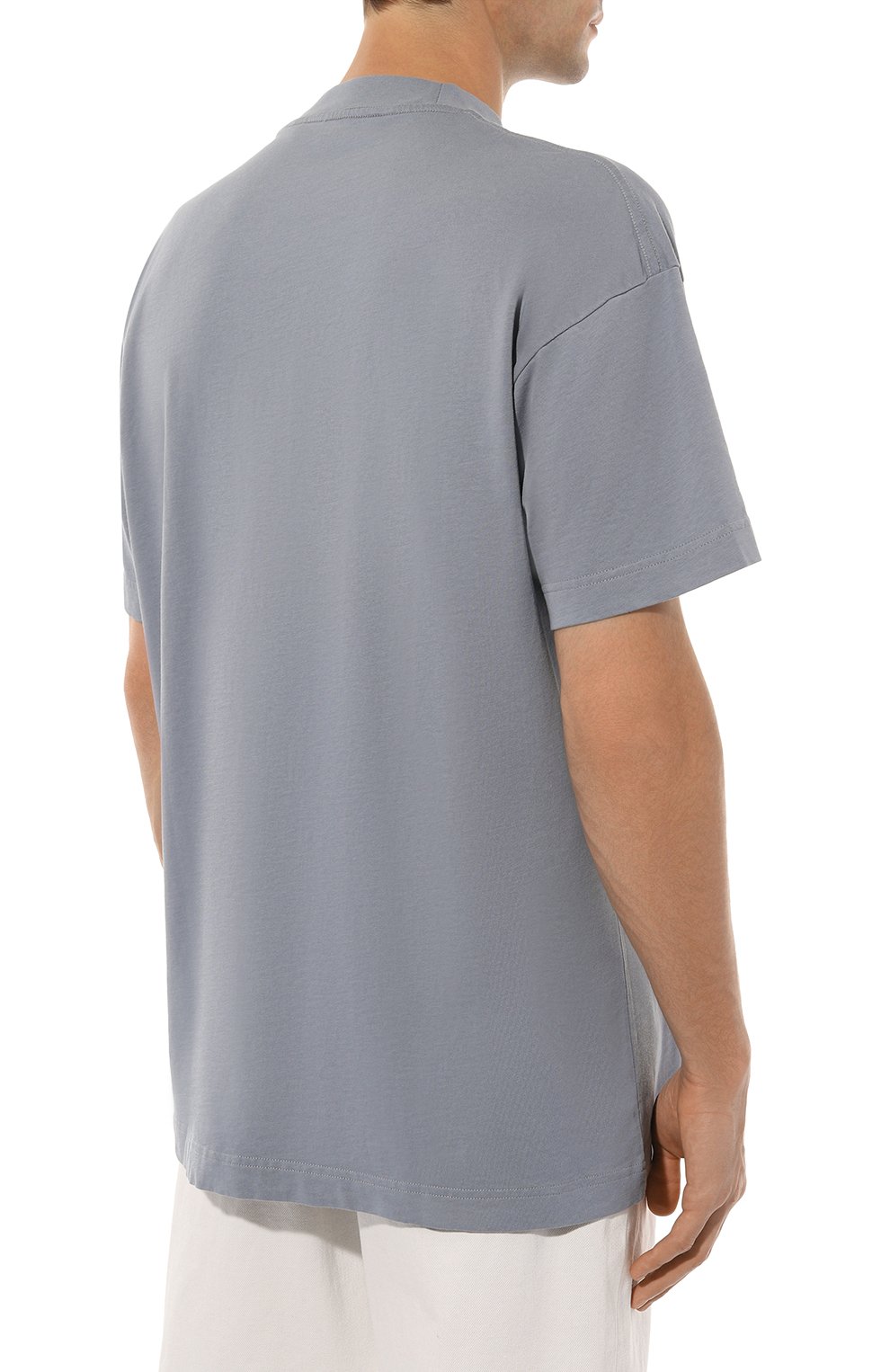 Хлопковая футболка PALM ANGELS, арт. PMAA001F24JER007, фото 4