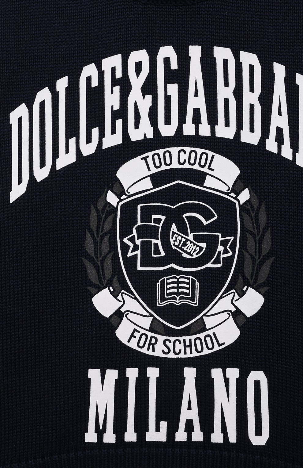 Хлопковый пуловер DOLCE & GABBANA, арт. L4KWE2/JBCDE, фото 3