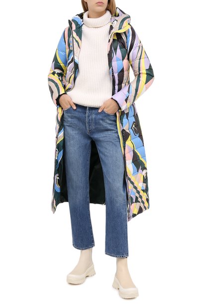 Пуховик с поясом EMILIO PUCCI, арт. 0RYA15/0R758, фото 3