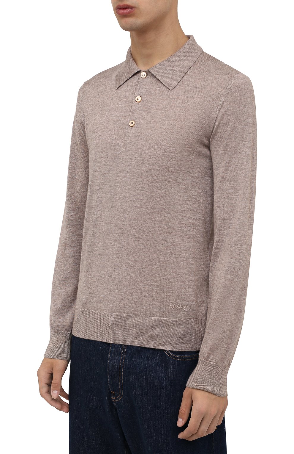 Поло из кашемира и шелка BRIONI, арт. UMR30L/P9K28, фото 3