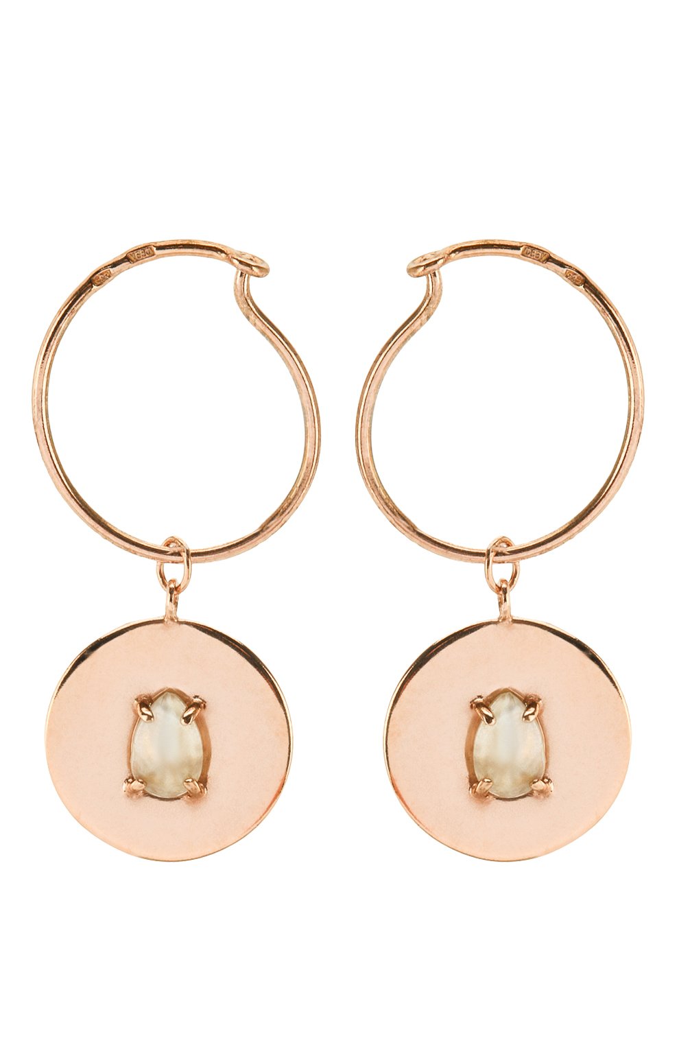 Серьги с лабрадором: весы  MOONKA, арт. in-er-lbr, фото 1