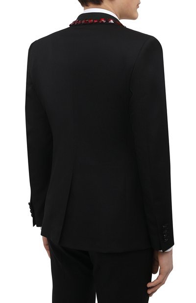 Костюм из шерсти и шелка DOLCE & GABBANA, арт. GKJKMZ/FU21B, фото 3