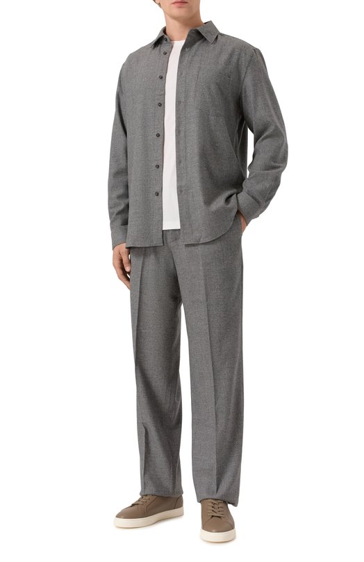 Шерстяные брюки 12 STOREEZ 133949 Серый  133949 Фото 2