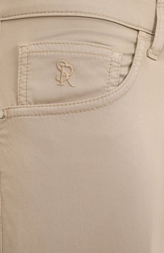 Хлопковые брюки Stefano Ricci MST41B0150/T0182 Бежевый  MST41B0150/T0182 Фото 6