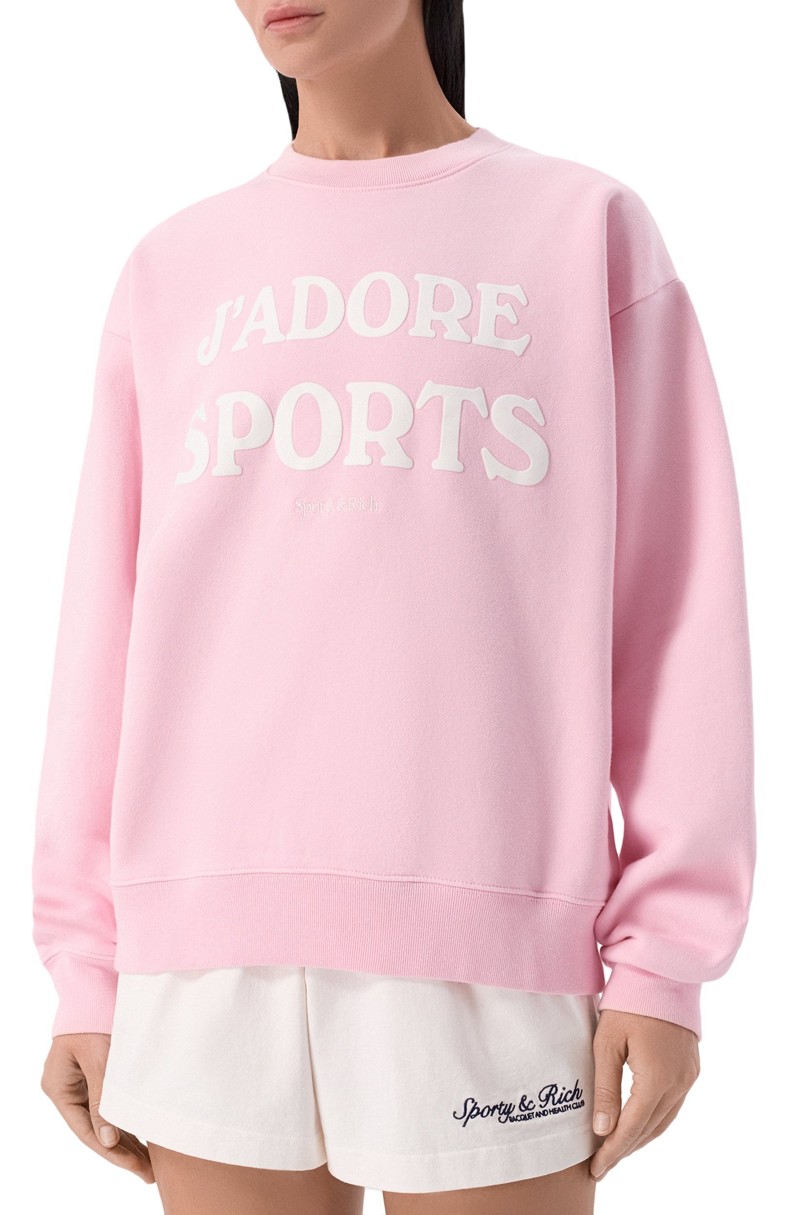 Хлопковый свитшот SPORTY AND RICH, арт. ST09873702P144, фото 3