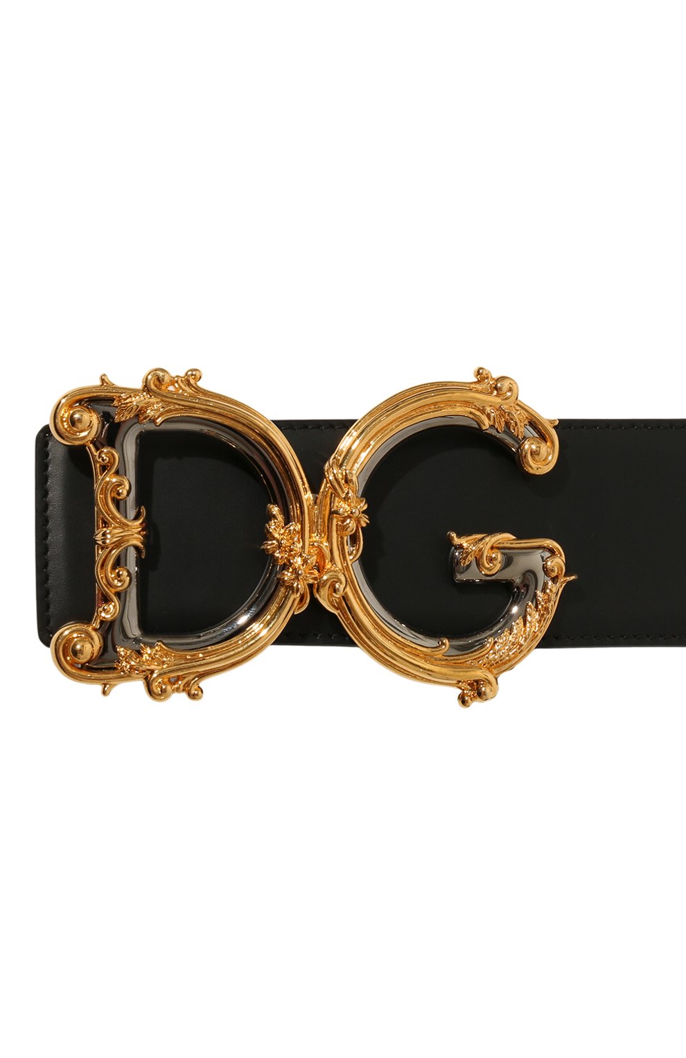Кожаный ремень DOLCE & GABBANA черного цвета по цене 79950 руб., арт. BE1336/AZ831, фото 4 Кожаный ремень DOLCE & GABBANA, арт. BE1336/AZ831, фото 4