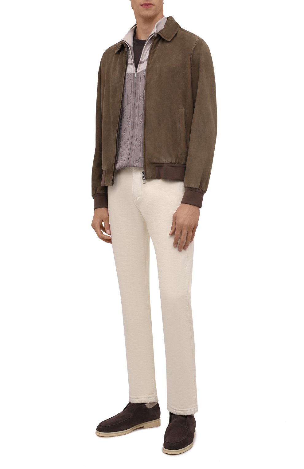 Кардиган из кашемира и шелка ZILLI, арт. MBW-BL035-TREC1/ML01, фото 2