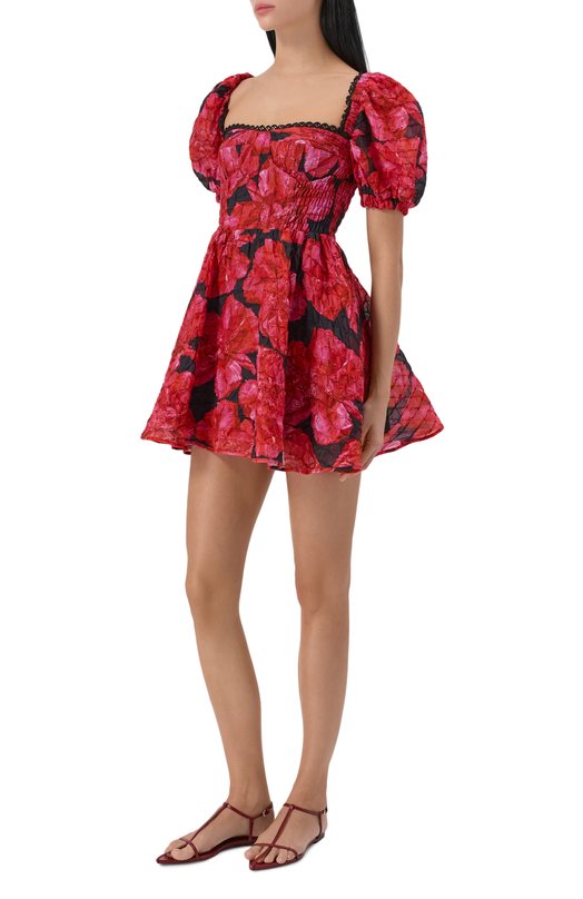 Хлопковое платье Charo Ruiz Ibiza 252603 Красный  252603 Фото 2