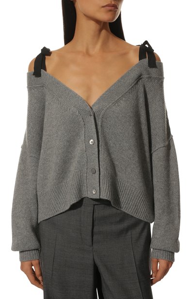 Кашемировый кардиган MIU MIU, арт. MMC081-1LBC-F0031, фото 3