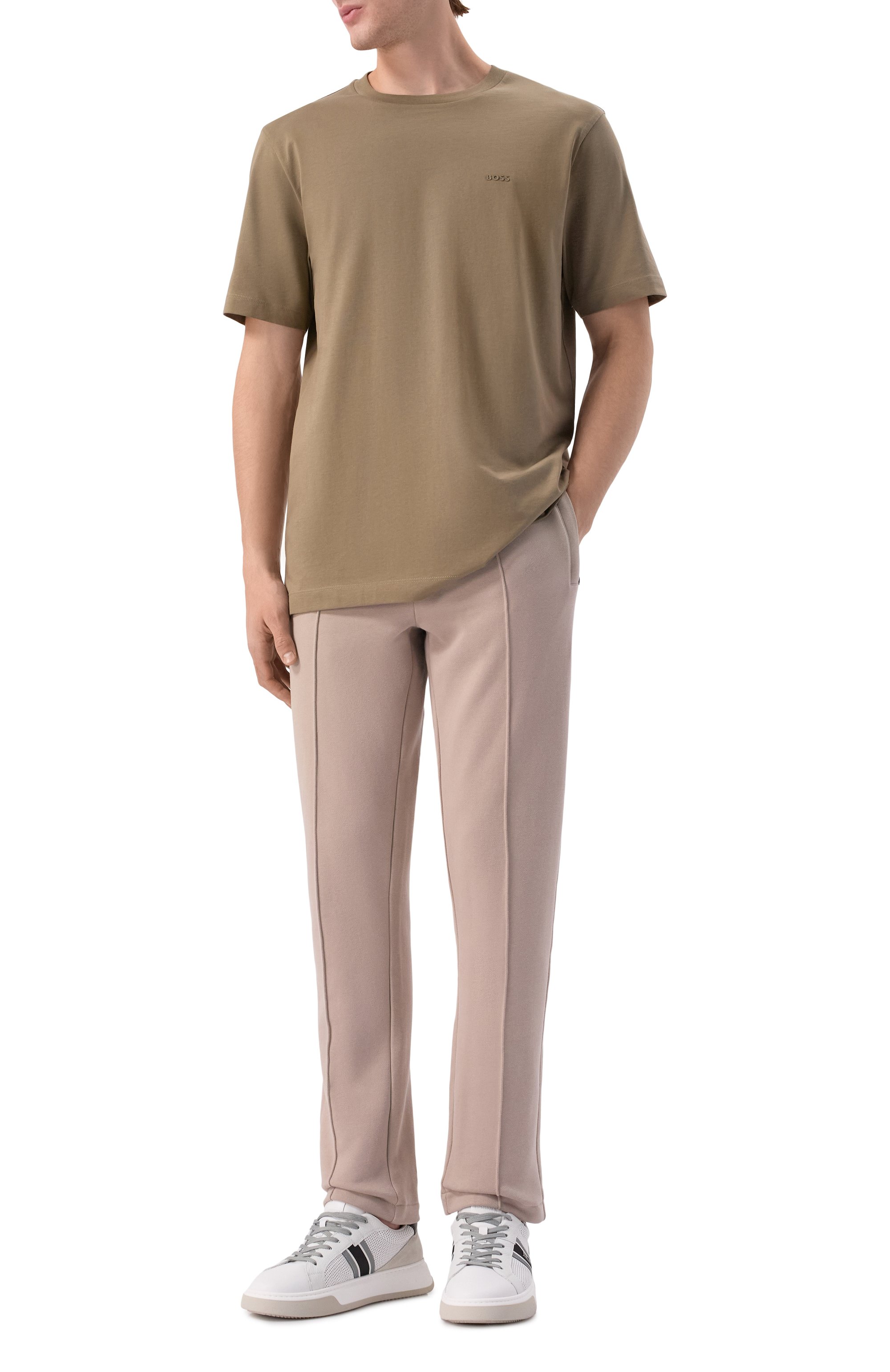 Хлопковая футболка BOSS, арт. 50468347, фото 2