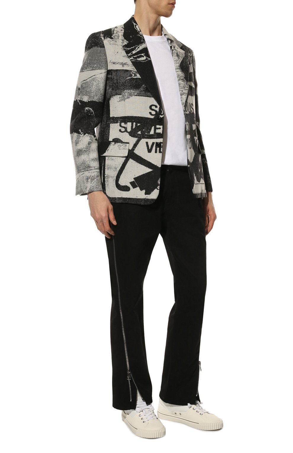 Кожаные кеды evolution MAISON MARGIELA, арт. S97WS0054/P4366, фото 2