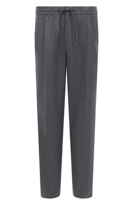Шерстяные брюки Brunello Cucinelli M038PE1710 Серый M038PE1710